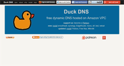 Desktop Screenshot of duckdns.org