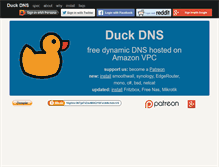 Tablet Screenshot of duckdns.org